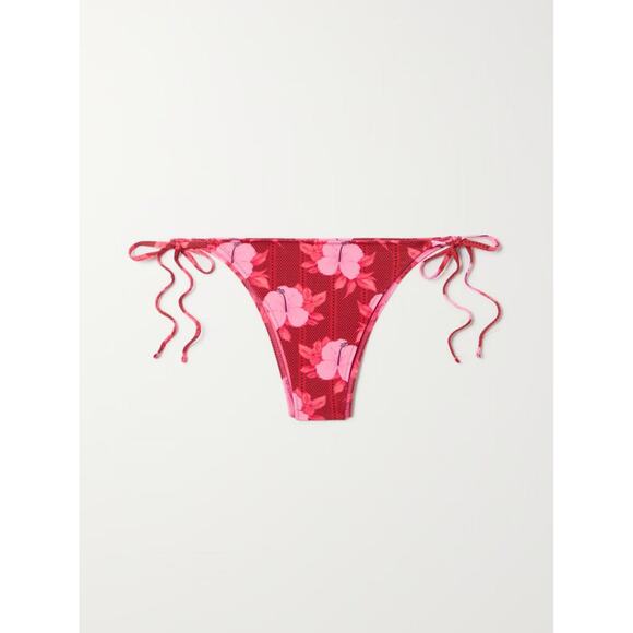 Fisch Chanzy Floralprint Stretcheconyl Bikini Briefs Papaya - S - Picture 1 of 6